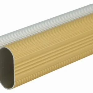 Barra aluminio para armario 15x30