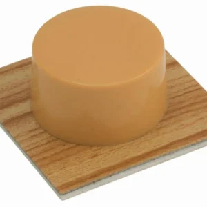 Tope puerta adhesivo madera clara - beig